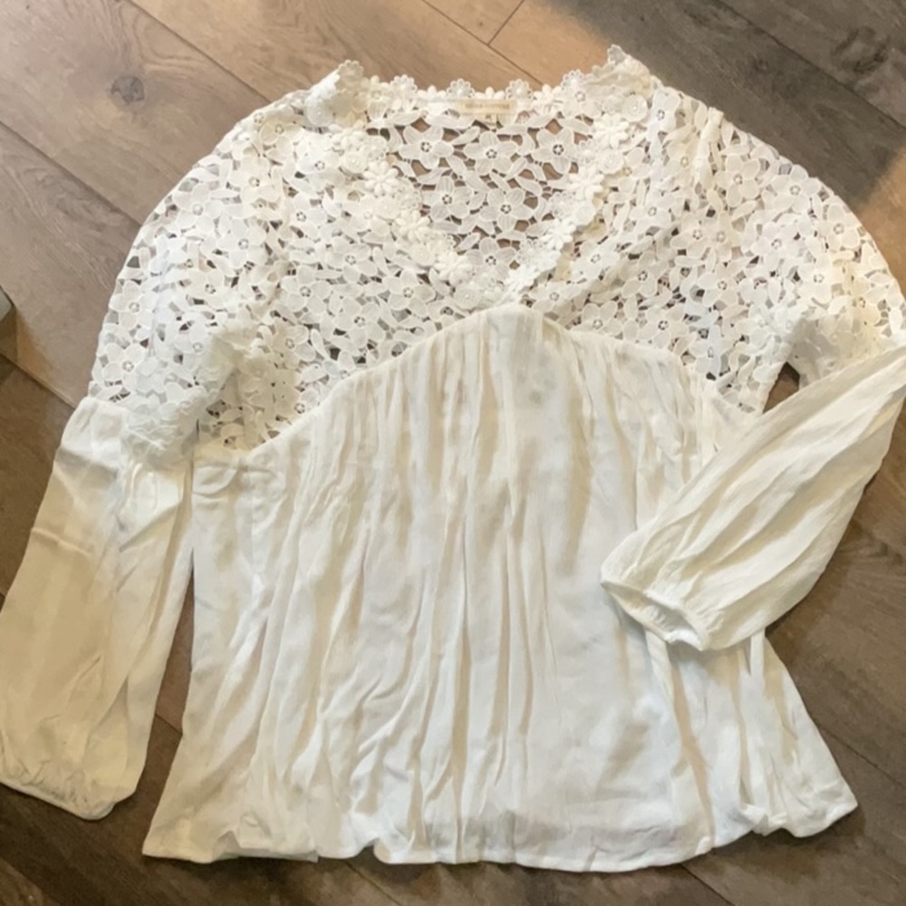 Open Weave Boho Top
